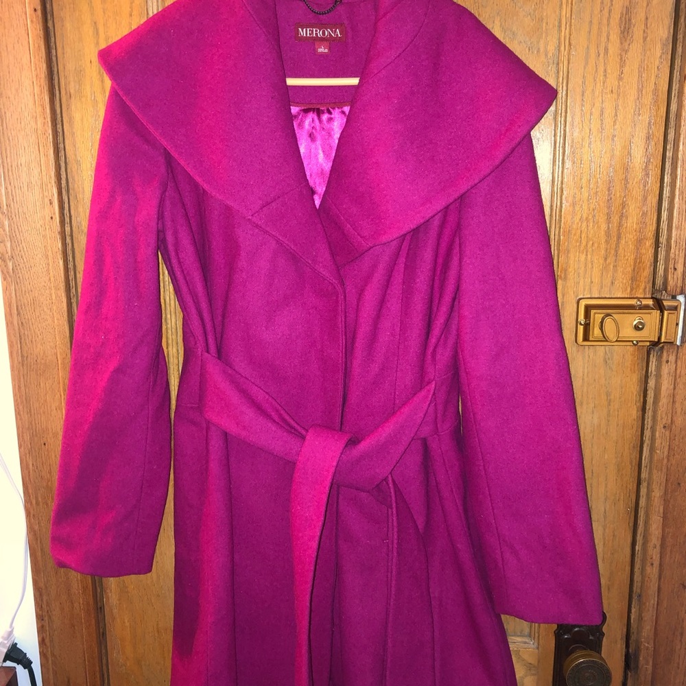 Women’s Merona Pink Coat, size large